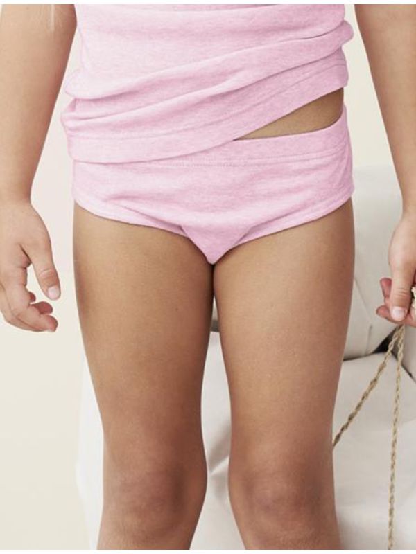 Culotte 100 coton bio de 2 a 13 ans rose chine GOTS Comptoir Biosud